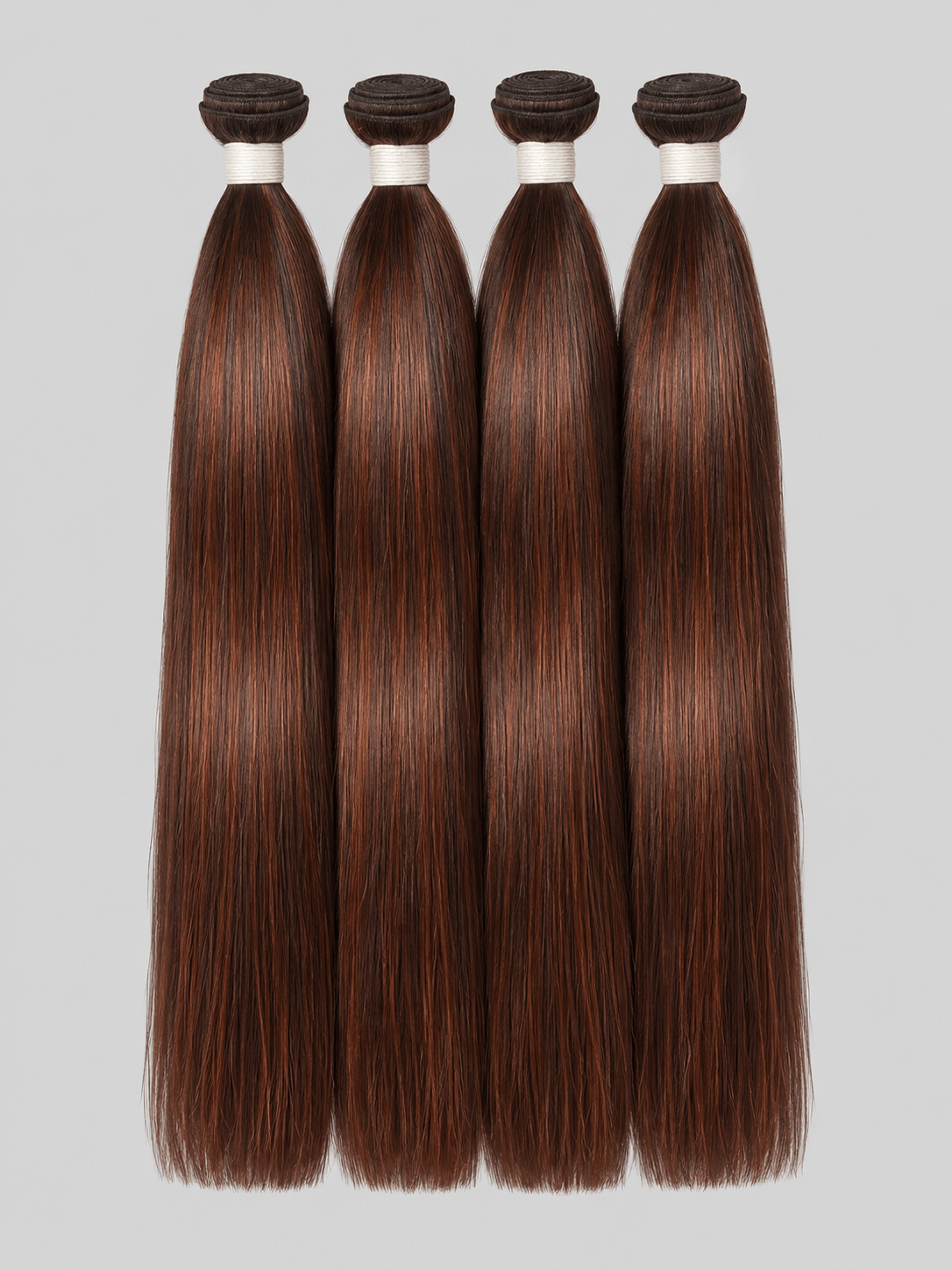 9x6 HD Lace Closure Bone Straight Brown 4 Bundles Deals Human Hair