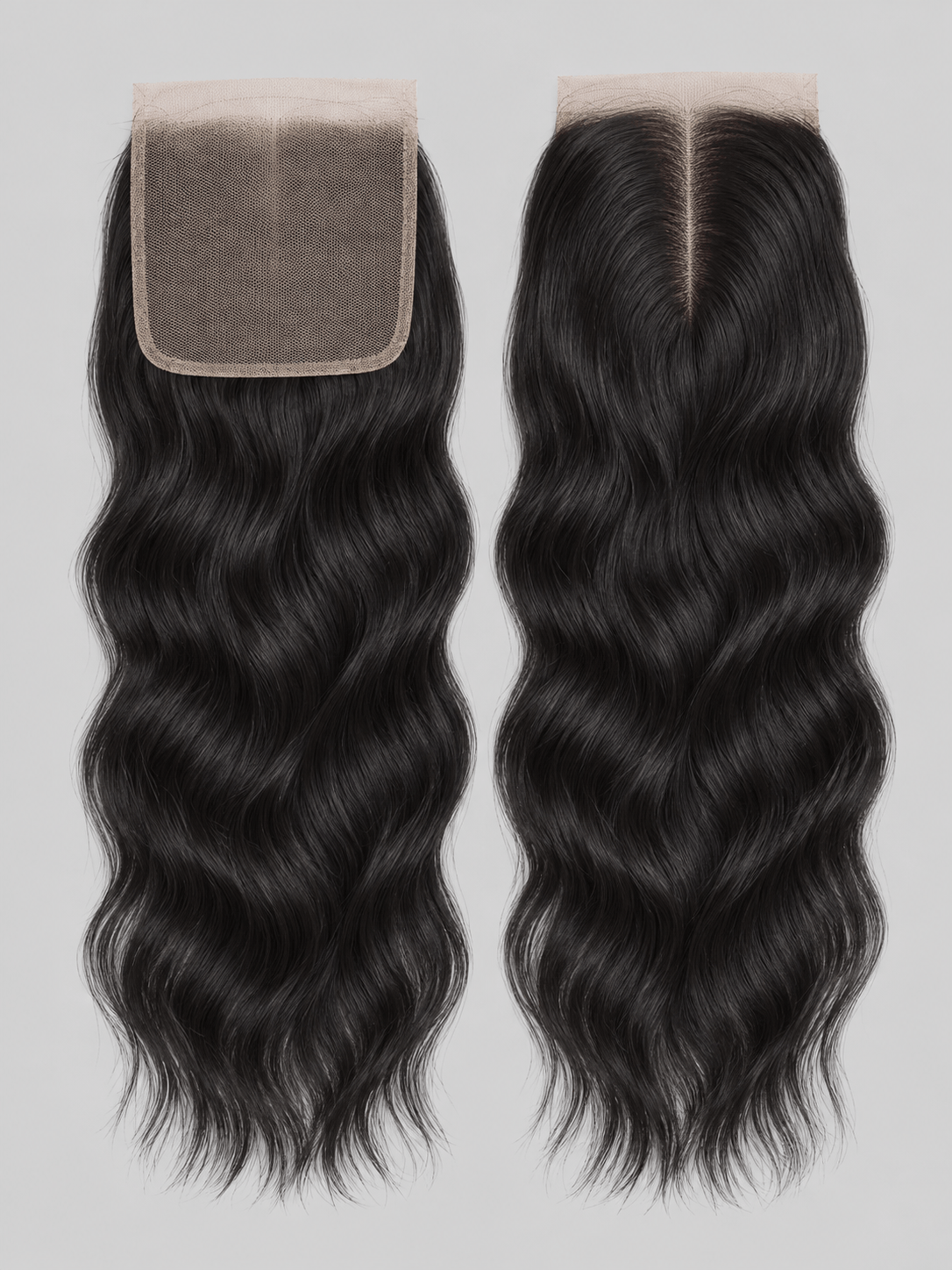 7x7 Transparent Closure 3 Bundles Deals Body Wave Natural Black Human Hair
