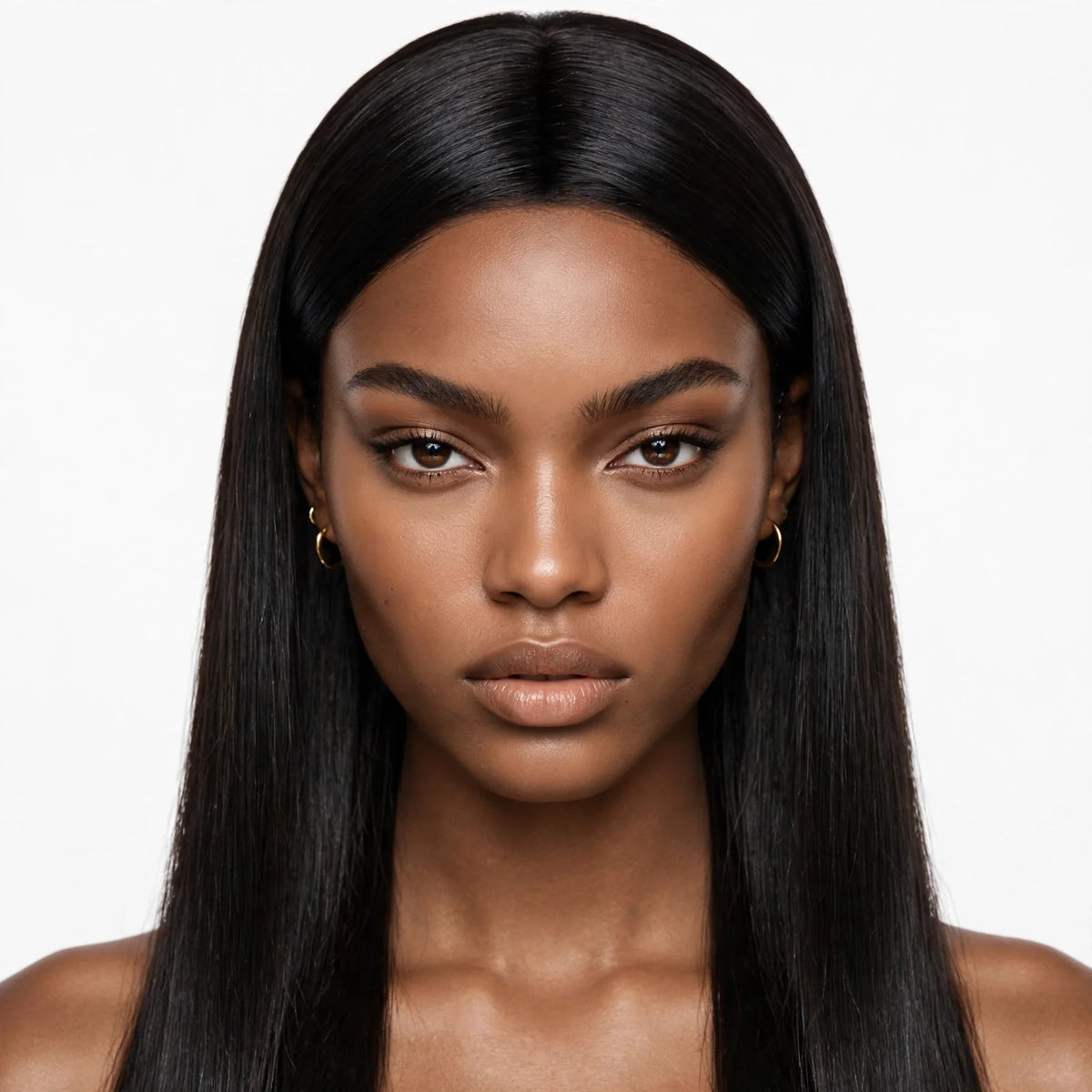 Curly raw human hair bundles