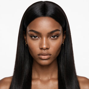 Curly raw human hair bundles