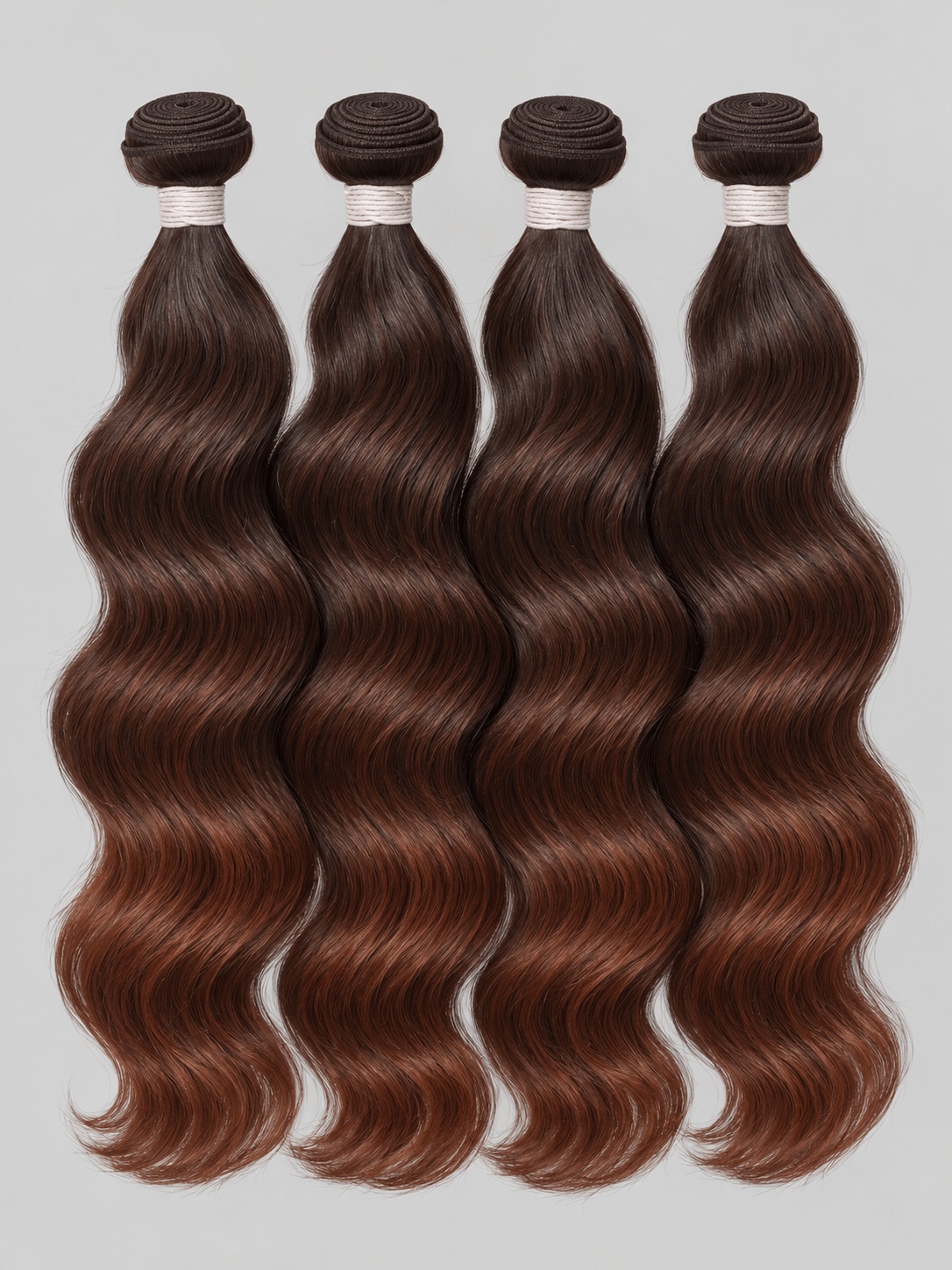 Body Wave Brown 4 Bundles Deals Raw Human Hair Weave