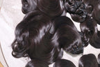 Raw hair bundle body wave natural color(1b) premium quality Vietnam factory light chemical processed straight style premium