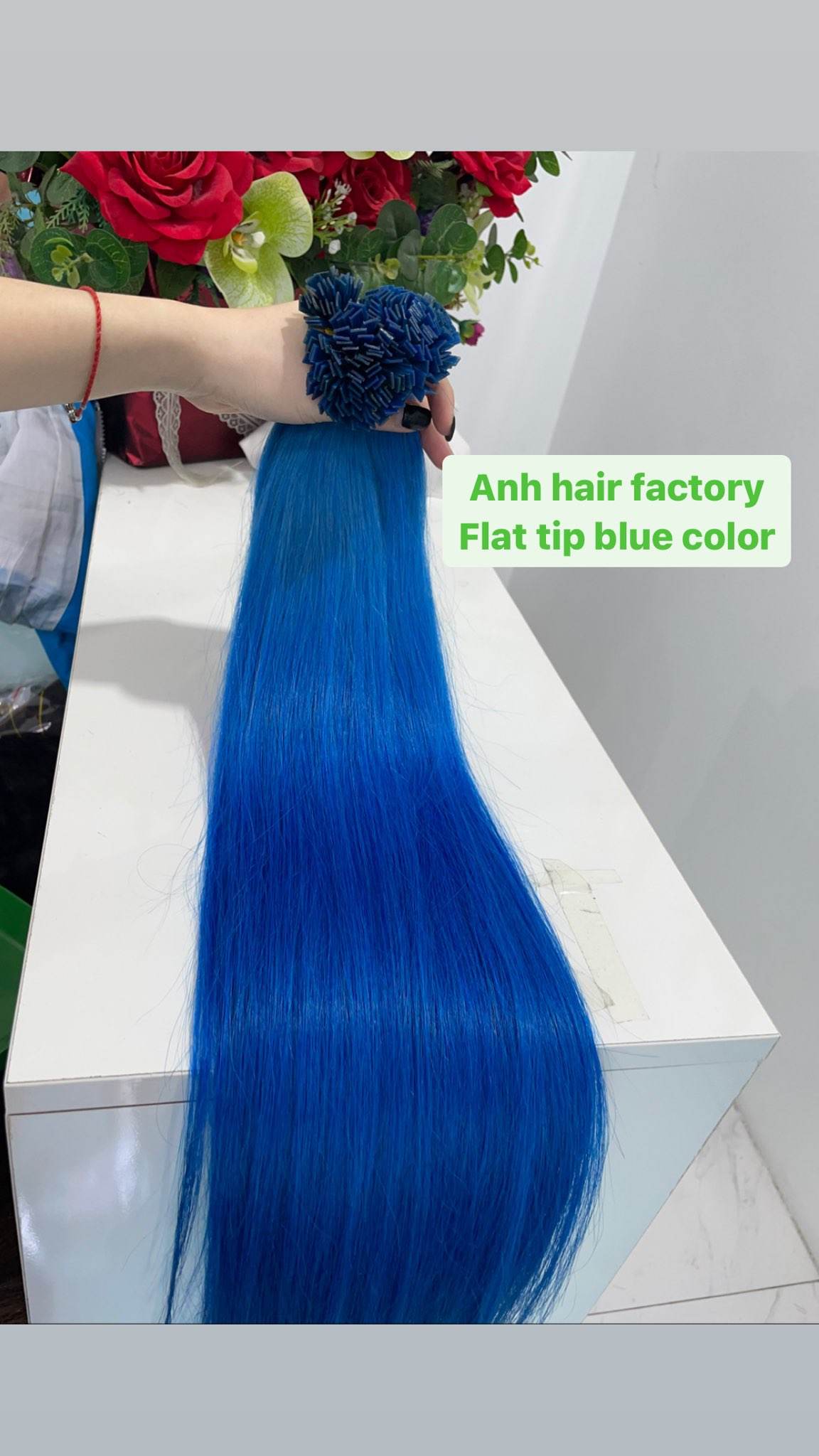 Flat Tip Hair Extensions Straight Platinum Blonde Keratin Bonded Vietnamese Human Hair Natural Look Tangle-Free Wholesale