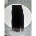 Clip In Human Hair Extensions Natural Black Straight Double Weft Remy Indian Hair Full Ends Seamless