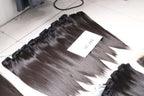 Bone Straight Virgin Human Hair Bundles Single Donor Natural