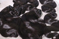 Raw hair bundle body wave natural color(1b) premium quality Vietnam factory light chemical processed straight style premium