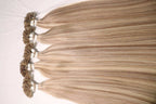 Flat Tip Hair Extensions Straight Medium Brown Highlight Vietnamese Remy Human Hair Chemical-Free Tangle-Free Wholesale