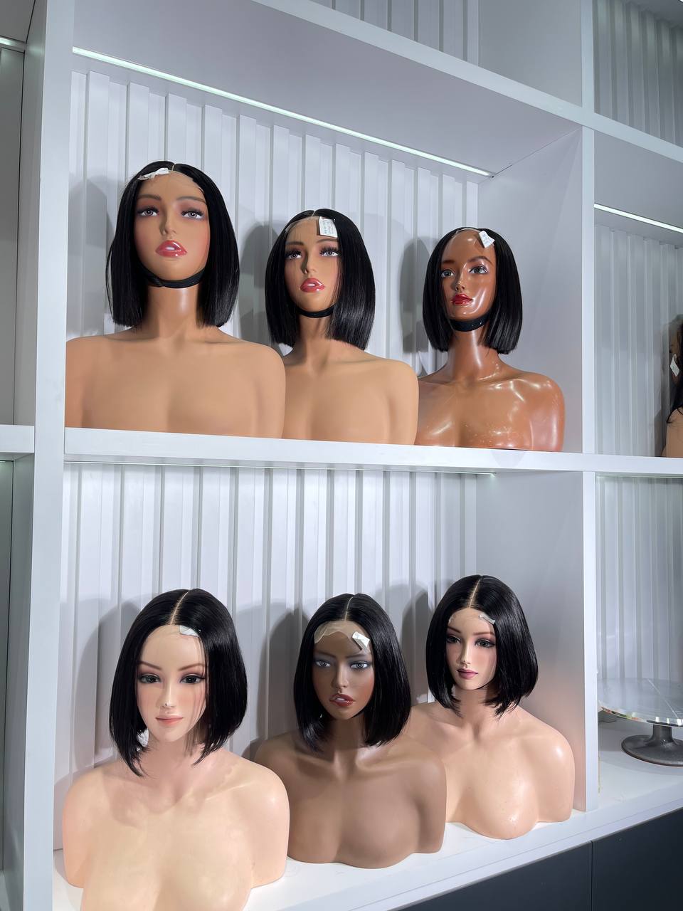 Combo 10 Pcs Bob Wig Bone Straight Natural Color HD Lace Front Vietnamese Human Hair Tangle-Free No Shedding Wholesale