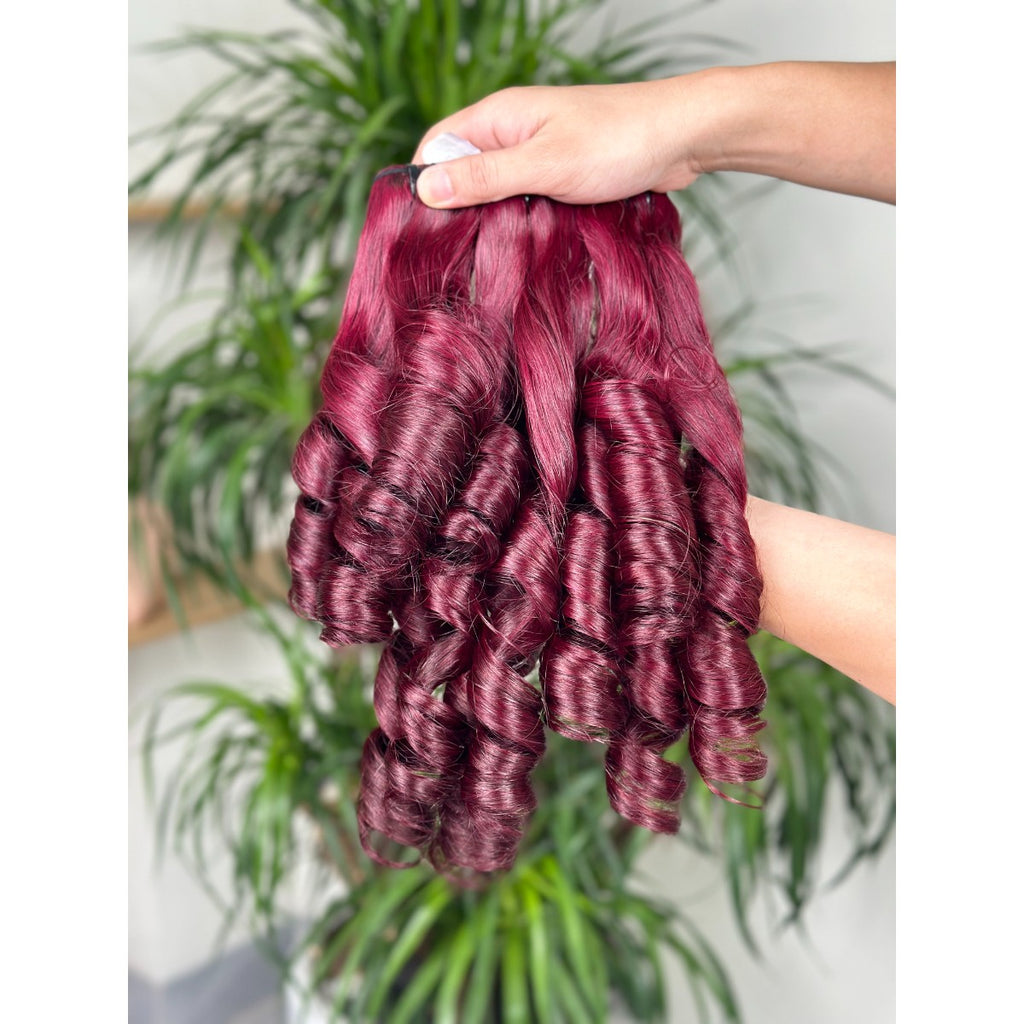 Vietnamese burgundy lace closure 4×4 body wave wholesale