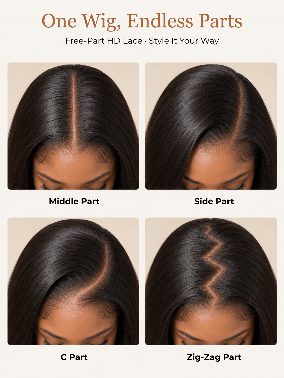 13x6 Transparent Lace Front Wig Bouncy Curly Natural Black Human Hair