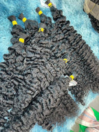 Bermese Curly Raw Bulk Hair 100% Human Hair (Raw hair) Premium Quality Fro Wig Making Raw Curly Style Wholesale