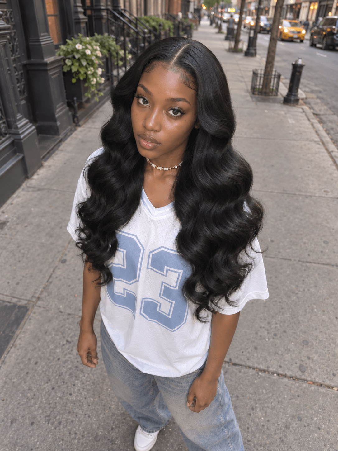 13x6 HD Lace Frontal Body Wave Natural Black 4 Bundles Deals Human Hair