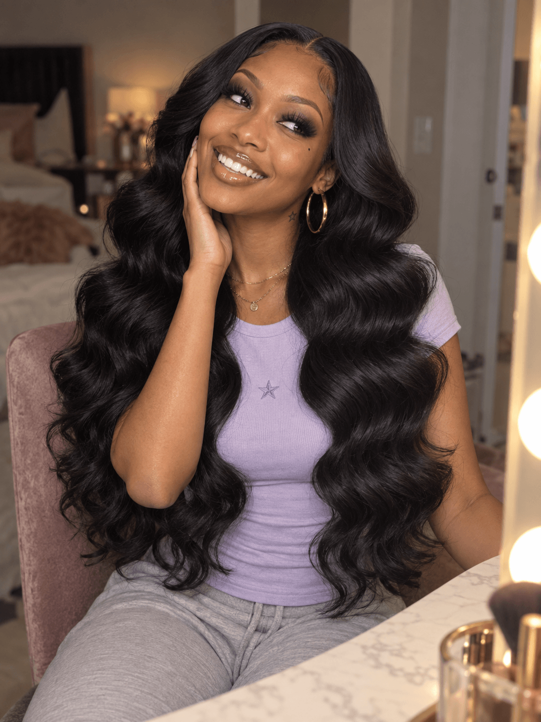 Body Wave Natural Black 3 Bundles Deals Raw Human Hair Weave