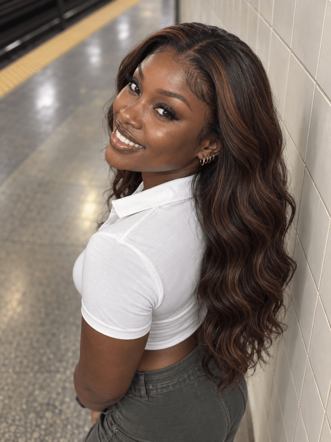 Clip-In Natural Wave Brown Raw Human Hair