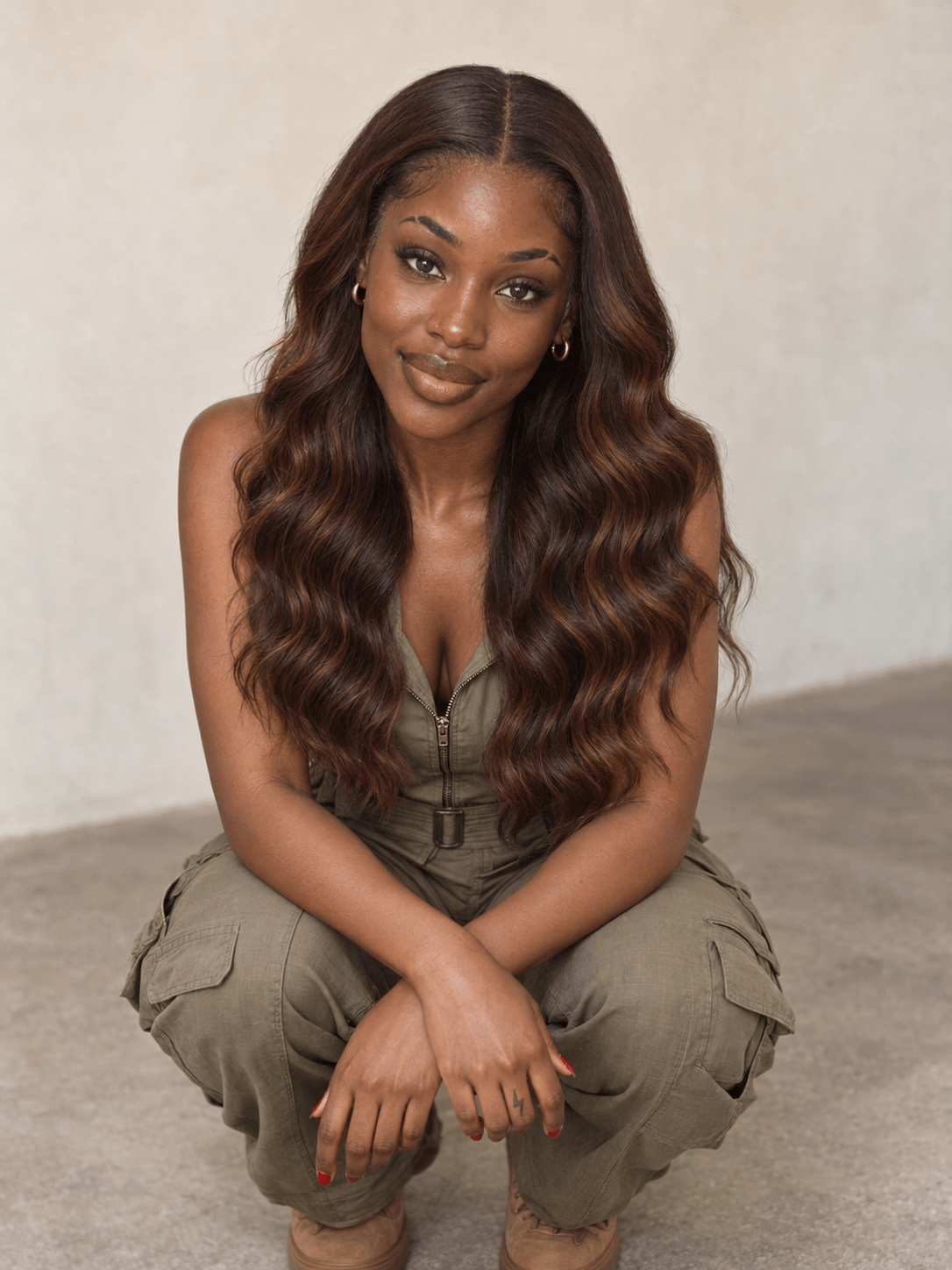 Natural Wave Brown 3 Bundles Deals Raw Human Hair Weave
