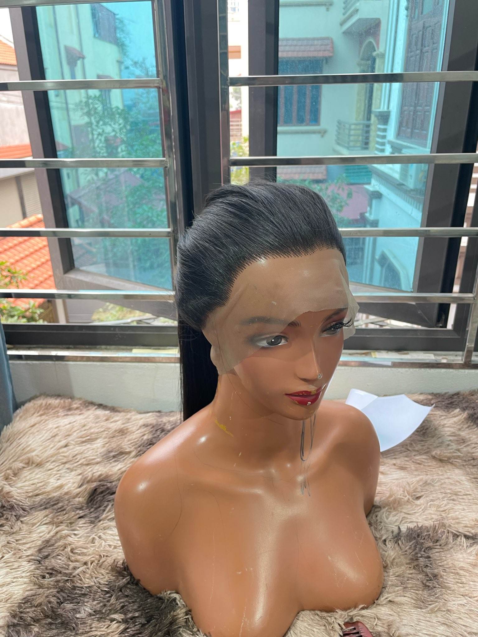Natural Straight Frontal 360 Wig Premium Quality For Woman No Chemical Best Choice Straight Style Hot Sale