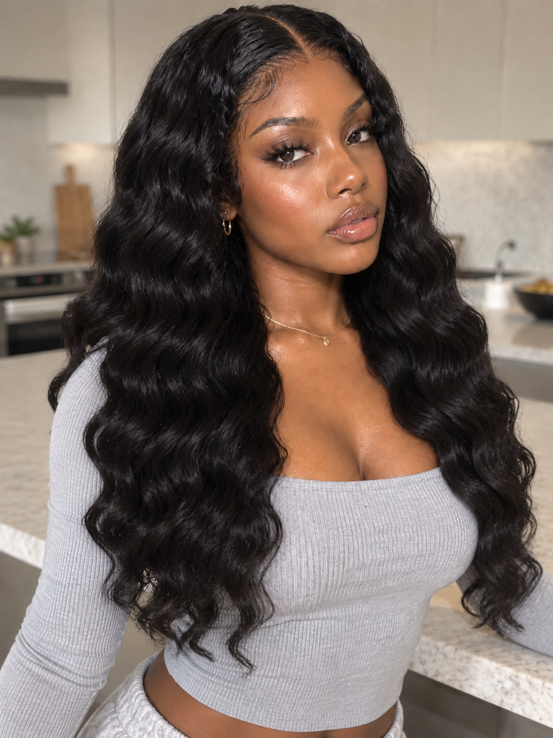 100% Virgin Human Hair Deep Wave Bundles