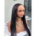 Natural Black Bone Straight Lace Front Wig 13×4 Double Drawn Vietnamese Virgin Human Hair HD Lace Wholesale
