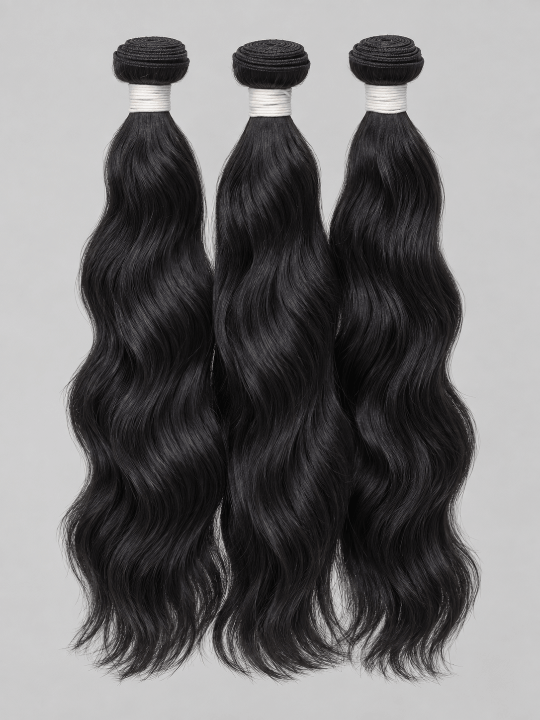 Natural Wave Natural Black 3 Bundles Deals Raw Human Hair Weave