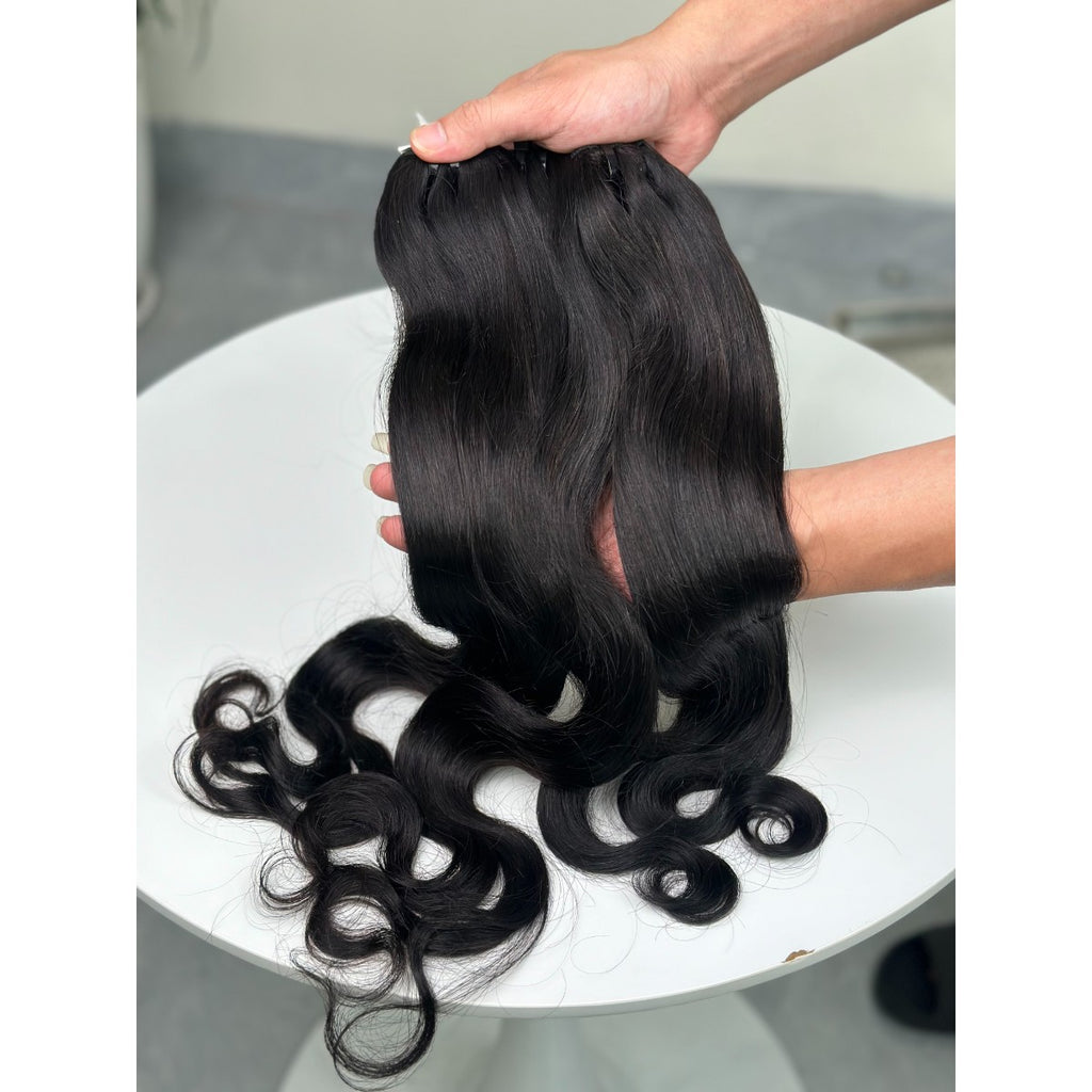 Body Wave Hair Bundles Natural Black 58B — Premium Wholesale Vendor
